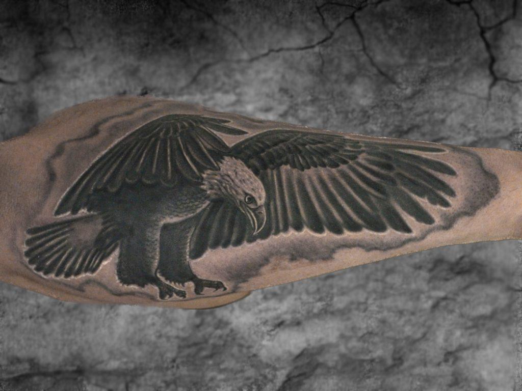 Eagle tattoos, symbolism, freedom, strength
