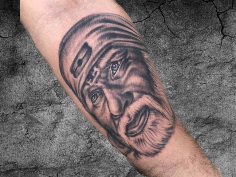 Divine Essence in Ink: Shirdi Sai Baba Tattoo – Symbol of Spiritual Grace